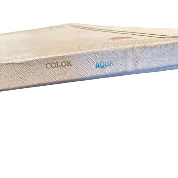 Vintage Table Linens from Home Beautiful by Vicki in Aqua. 4 Placemats & Napkins - Picture 5 of 7